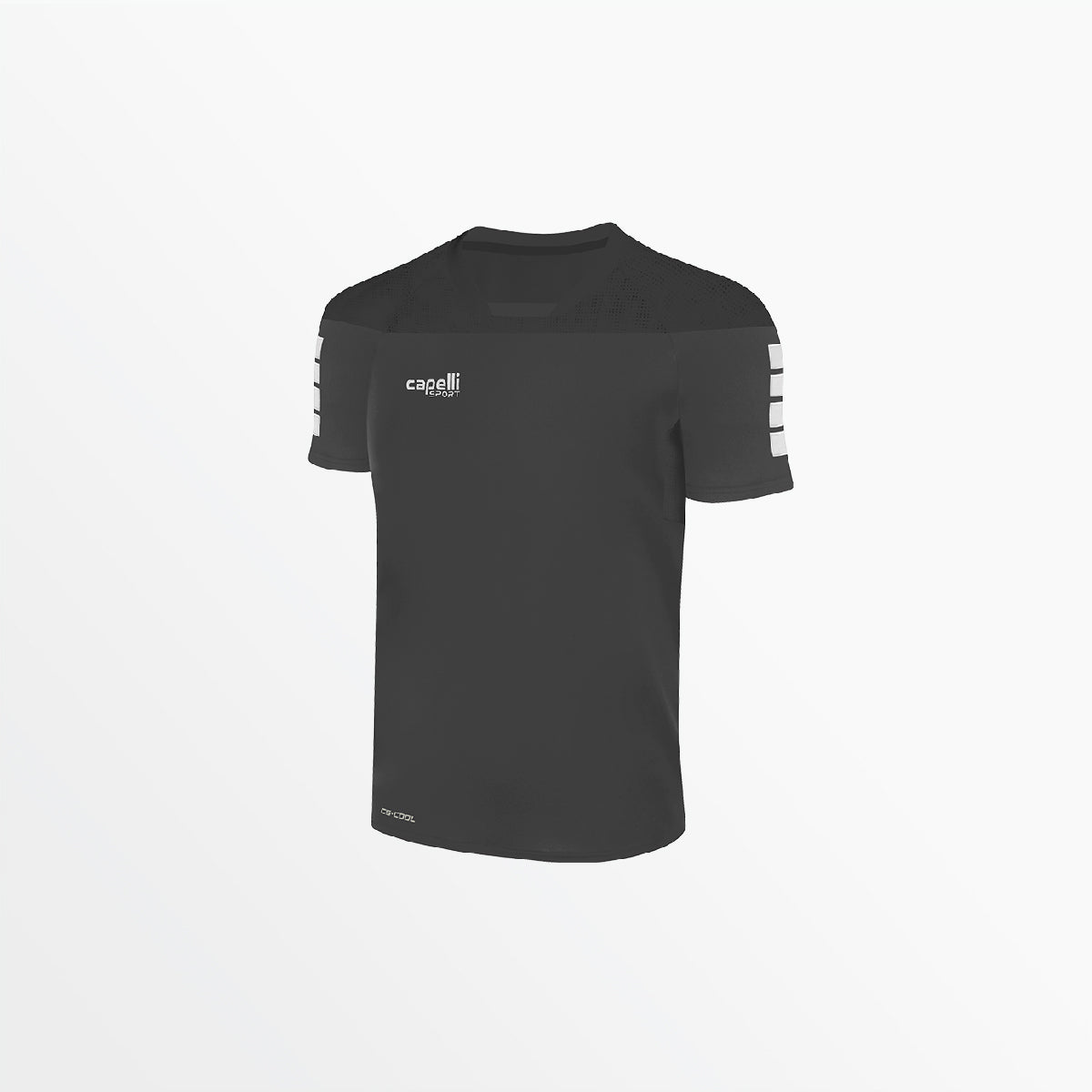 Youth Tribeca Short Sleeve Training Top Capelli Sport XXS Dark Grey