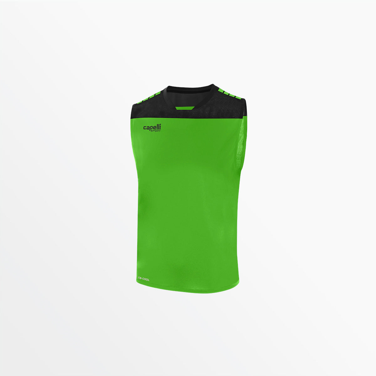Men's Tribeca Men's Sleeveless Training Top Capelli Sport M Power Green Black