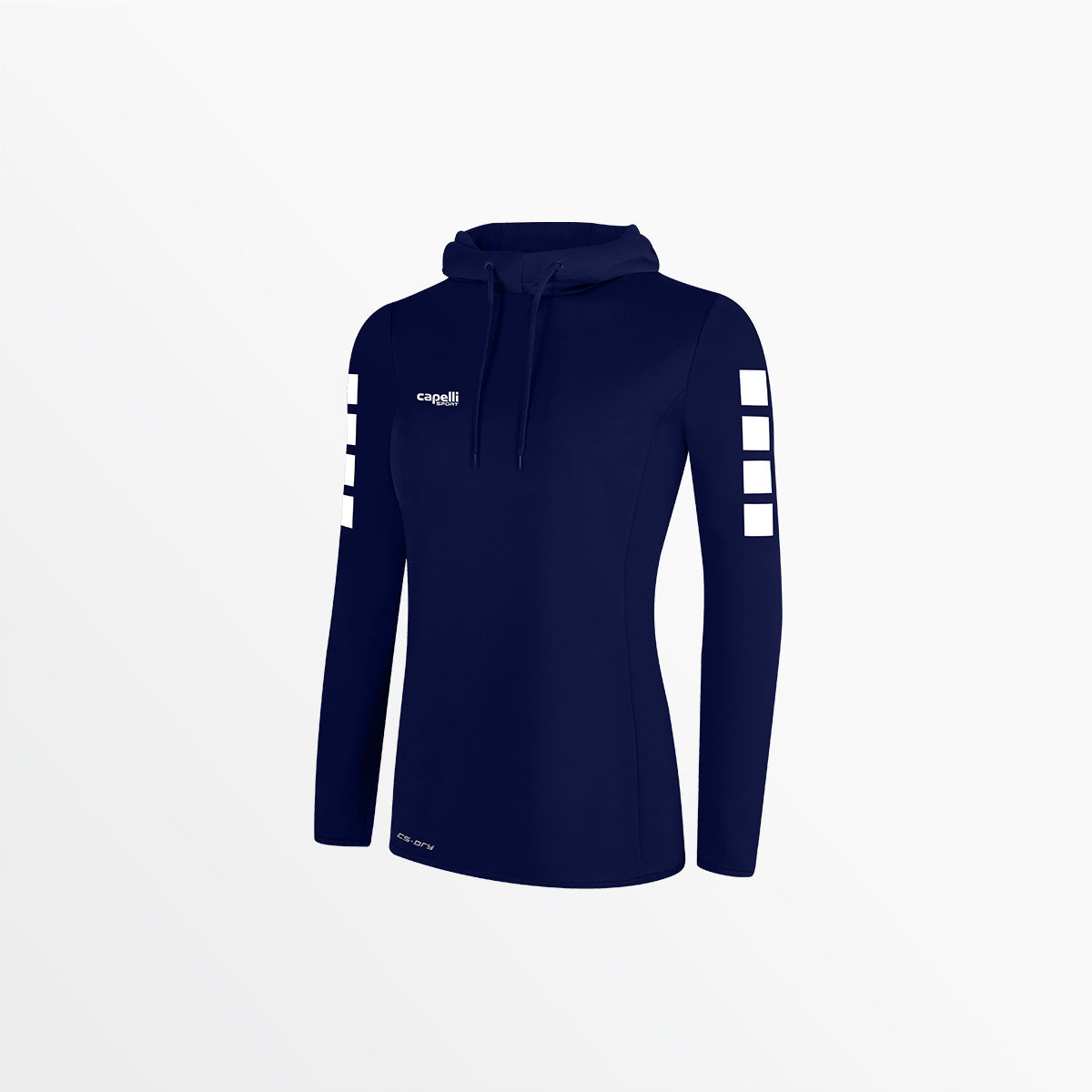 Women's Basics I Hooded Training Top Capelli Sport XS Navy