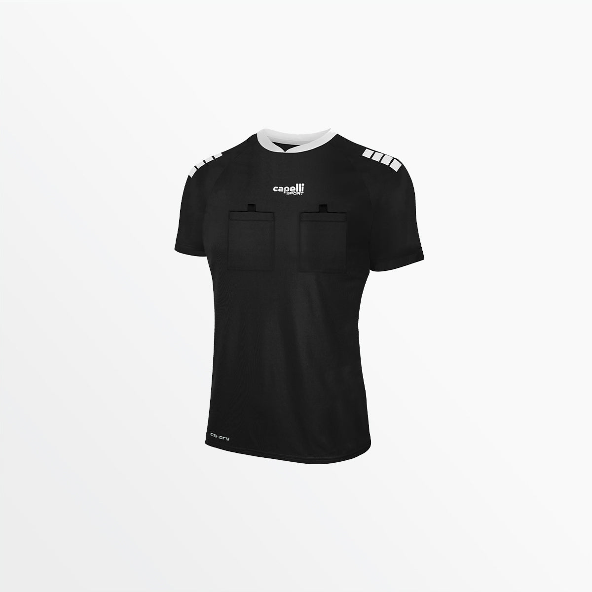 Women's Basics Referee Short Sleeve Jersey Capelli Sport XS Black