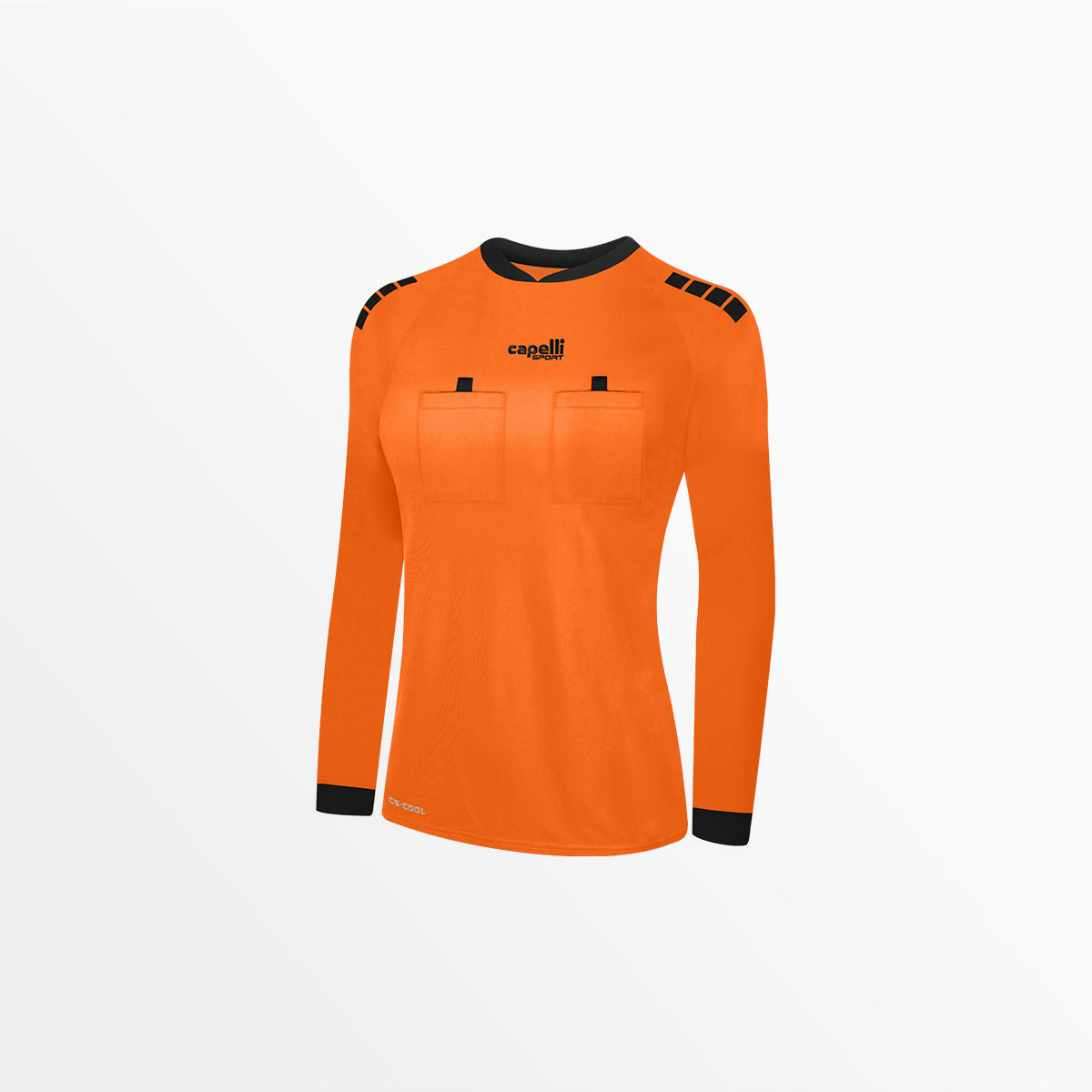 Women's Basics Referee Long Sleeve Jersey Capelli Sport XS Team Orange