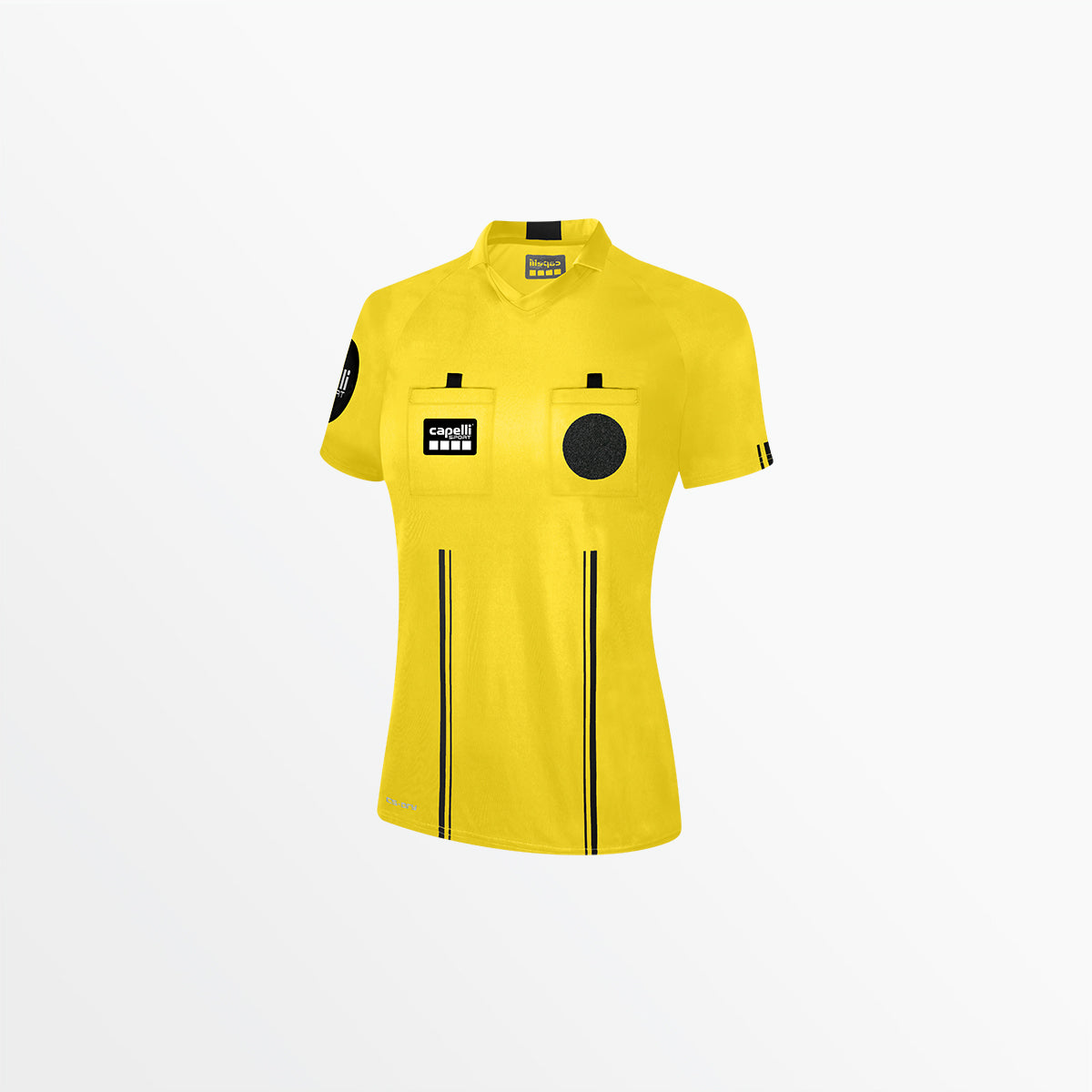 Women's Official Referee V-Neck Short Sleeve Jersey Capelli Sport XS Referee Yellow