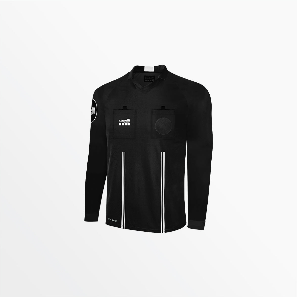Adult Official Referee V-Neck Long Sleeve Jersey Capelli Sport XS