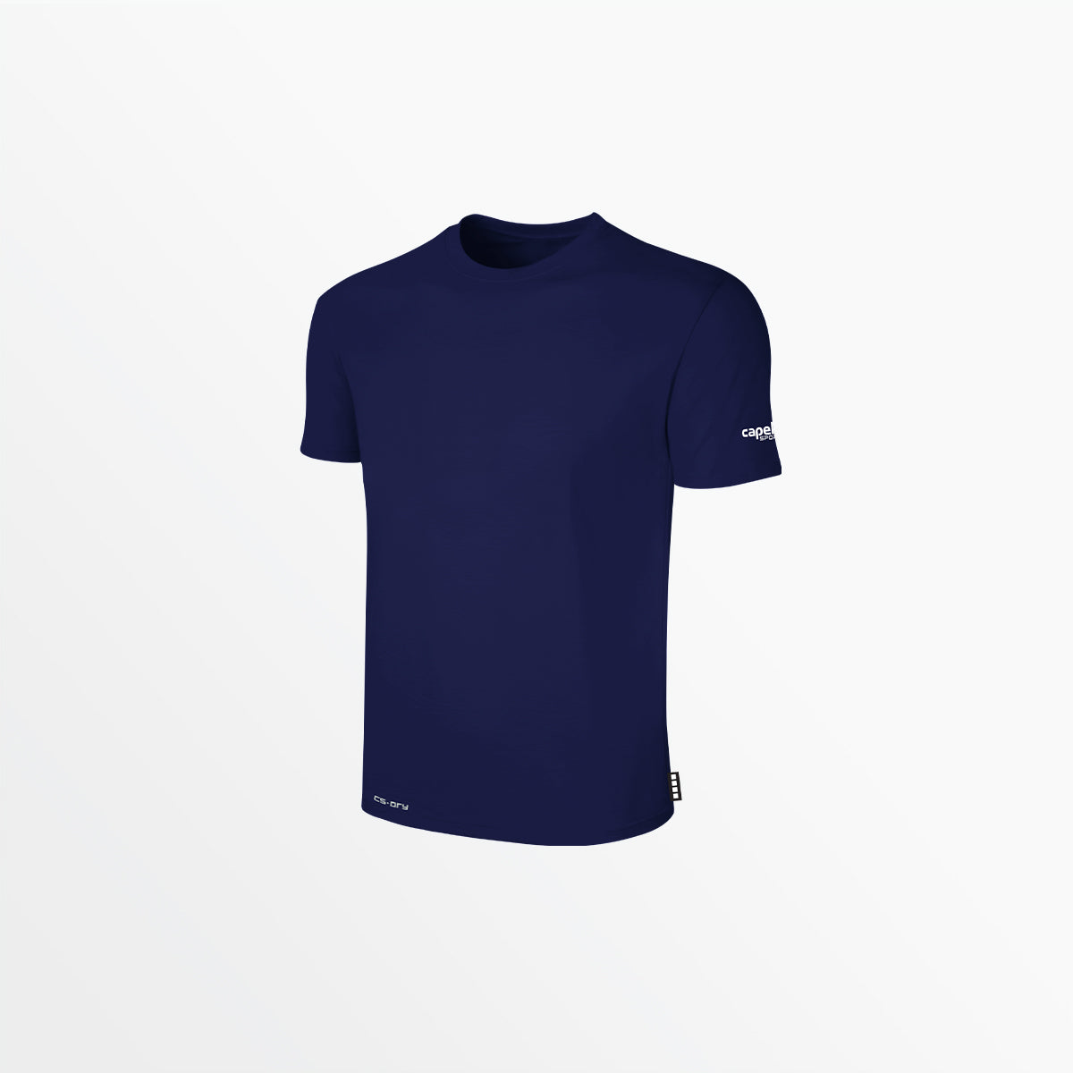 Youth CS-DRY Tee with Sleeve Logo Capelli Sport XXS Navy