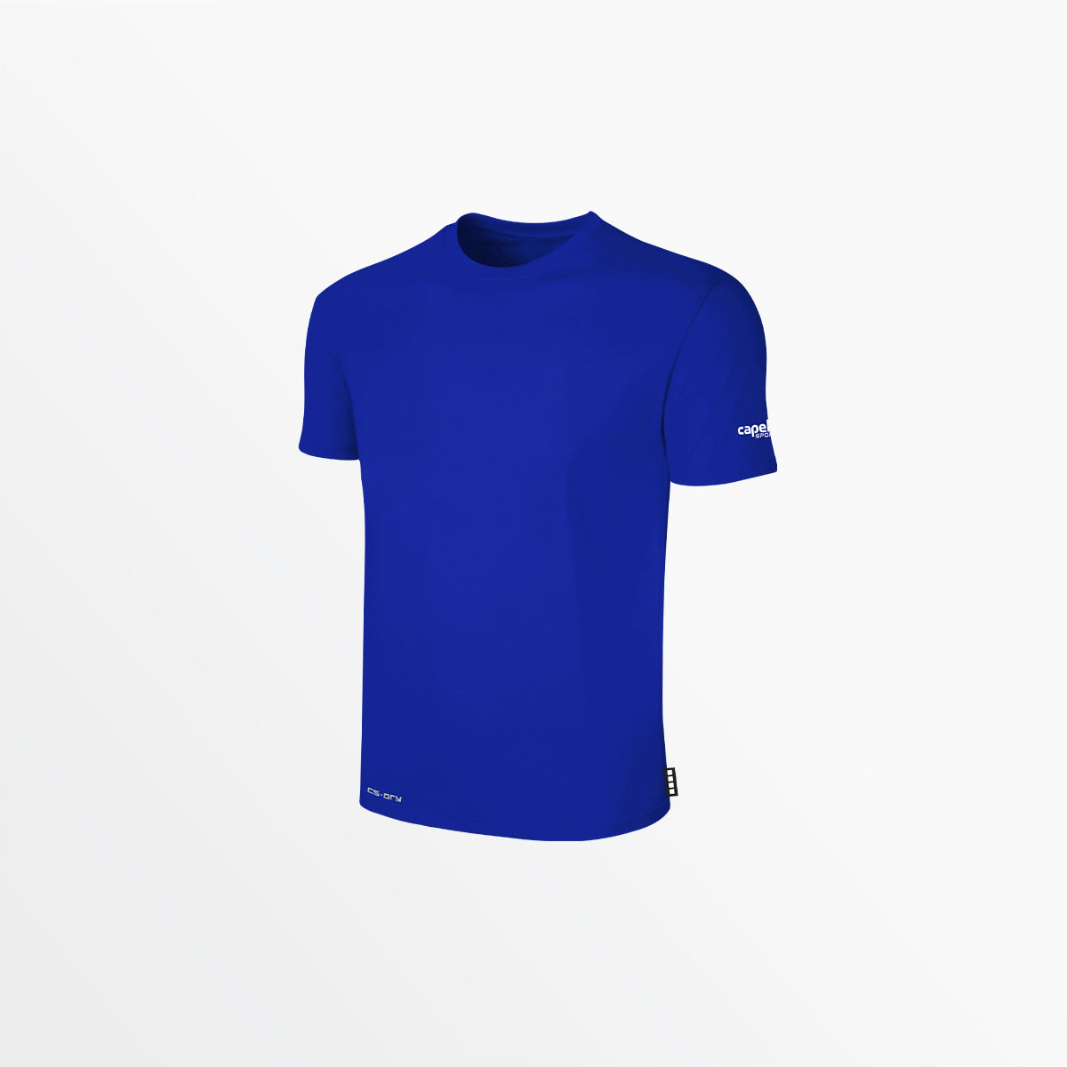 Youth CS-DRY Tee with Sleeve Logo Capelli Sport XS Royal Blue