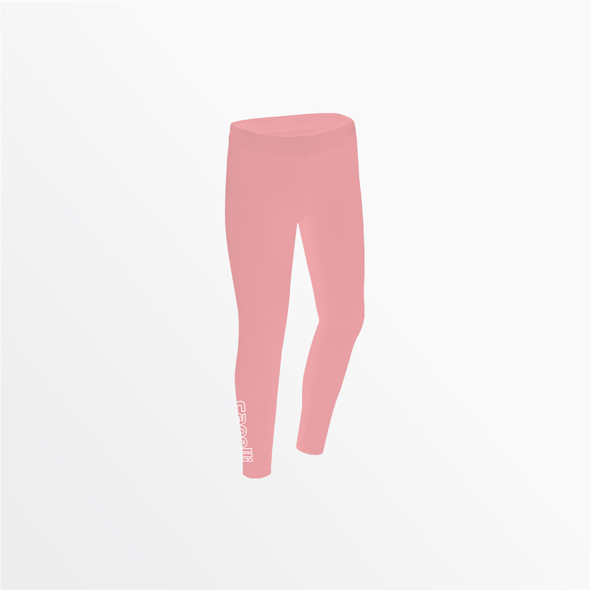 Girl's Mid Rise Logo Cotton Leggings Capelli Sport