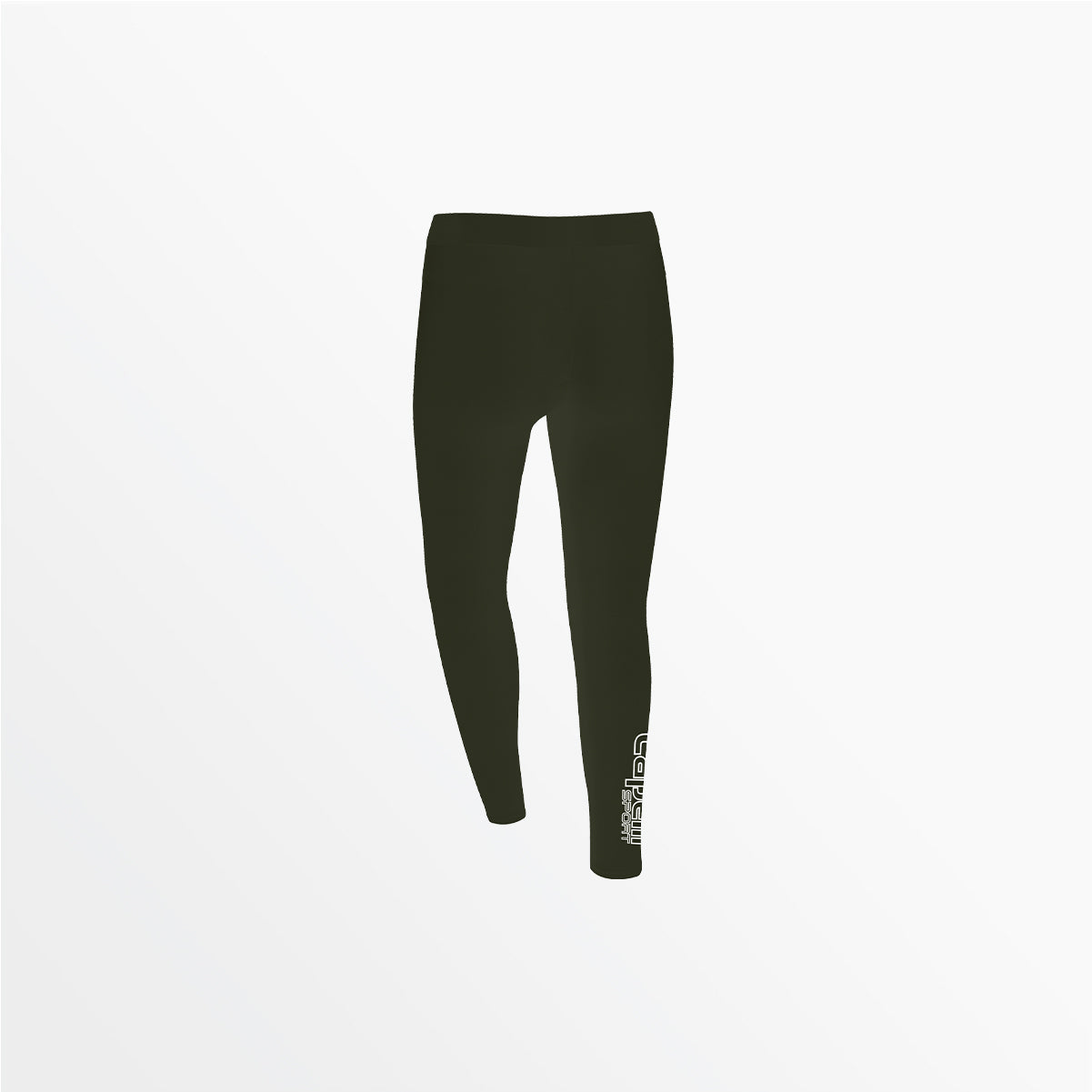Girl's Mid Rise Logo Cotton Leggings Capelli Sport S