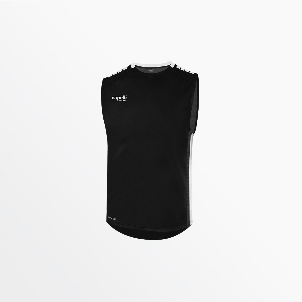 Men's Madison Sleeveless Training Top Capelli Sport S Black