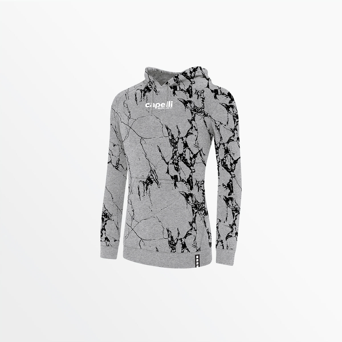 WOMEN'S MARBLE FRENCH TERRY PULLOVER HOODIE