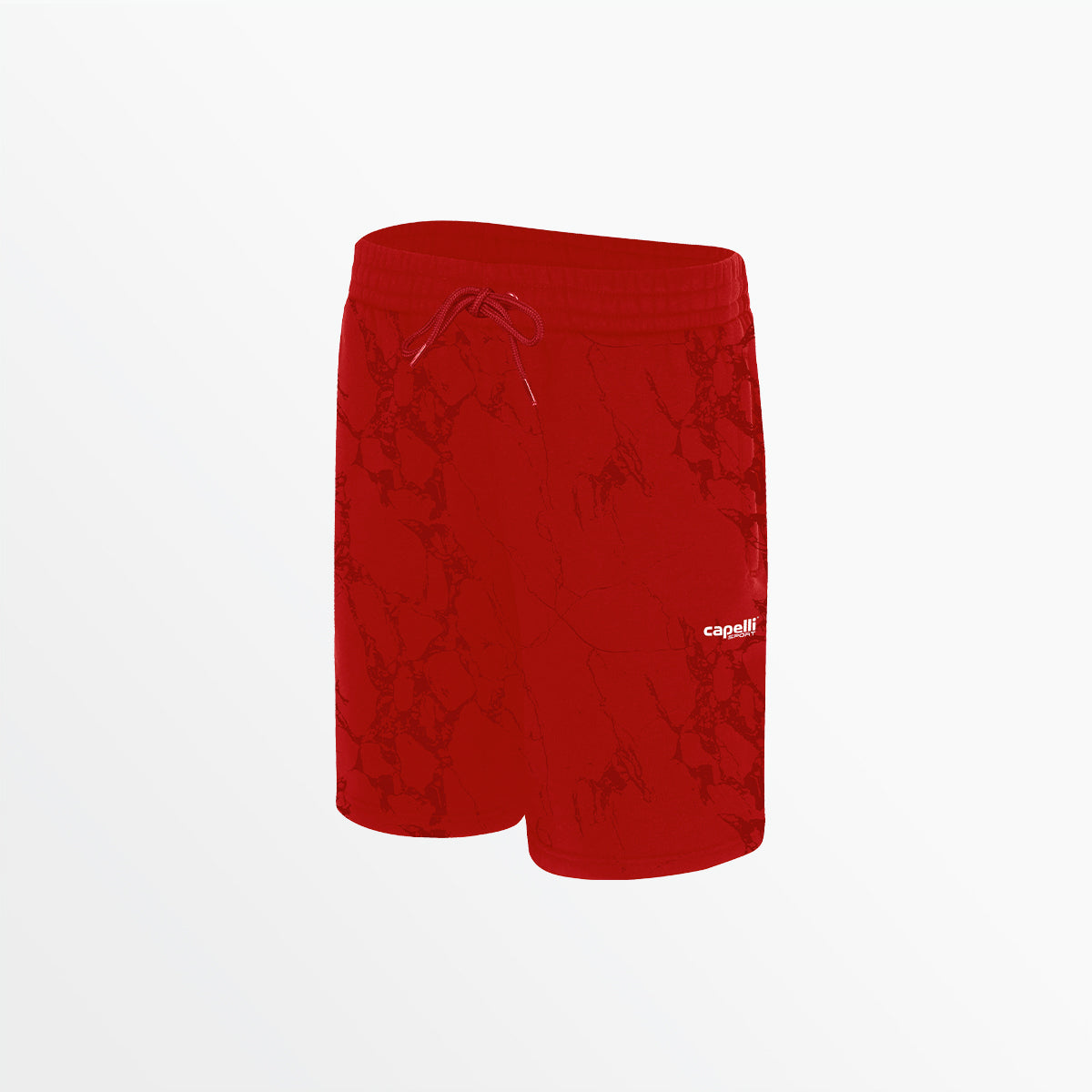 Men's Marble French Terry Shorts Capelli Sport XXL Red