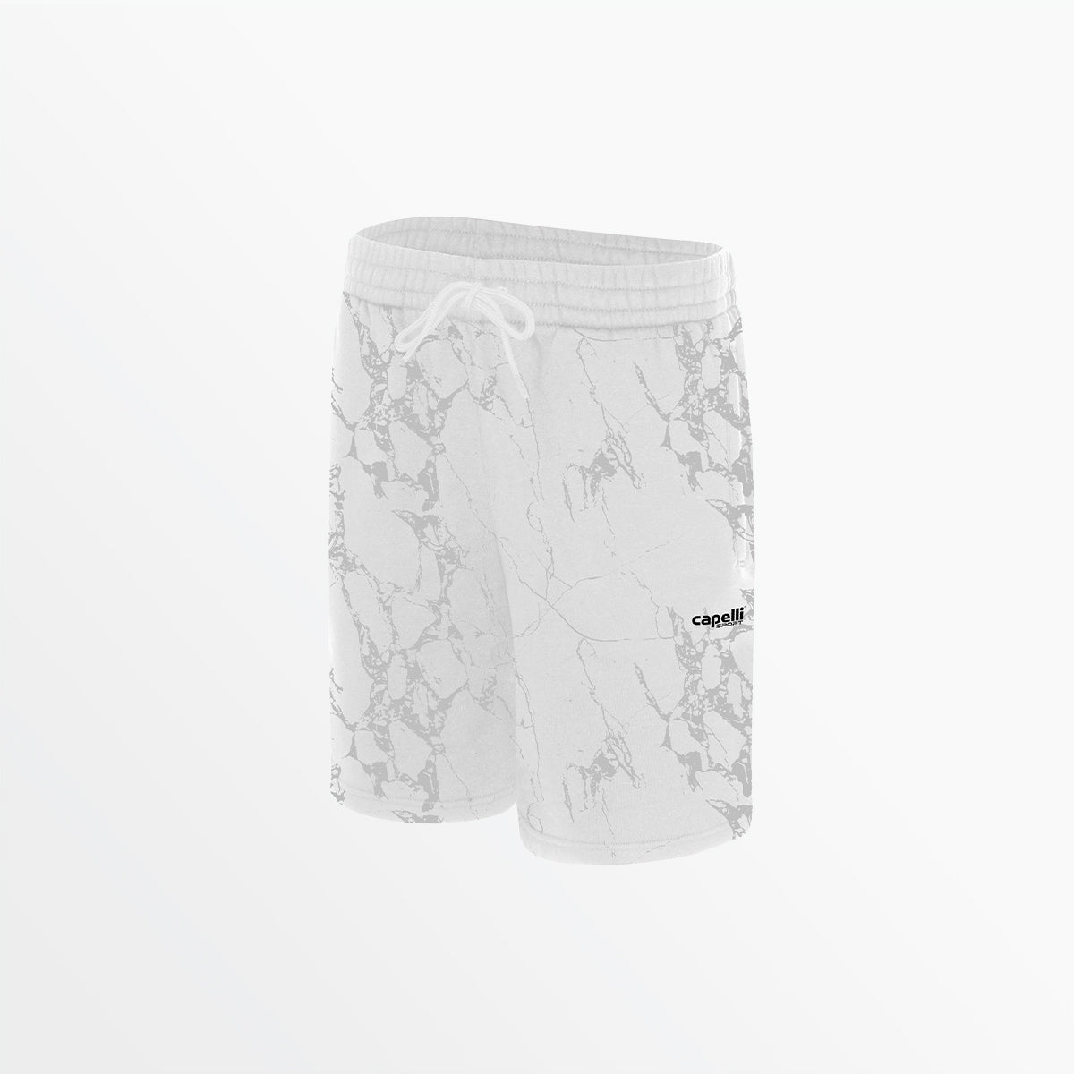Men's Marble French Terry Shorts Capelli Sport XXL White