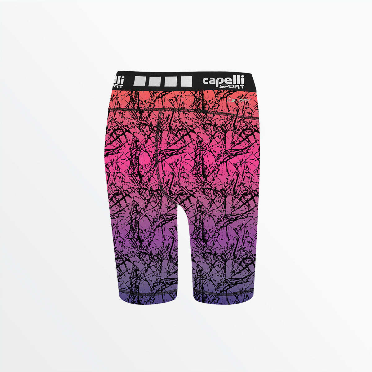 Girl's Distressed Ombre Biker Shorts Capelli Sport