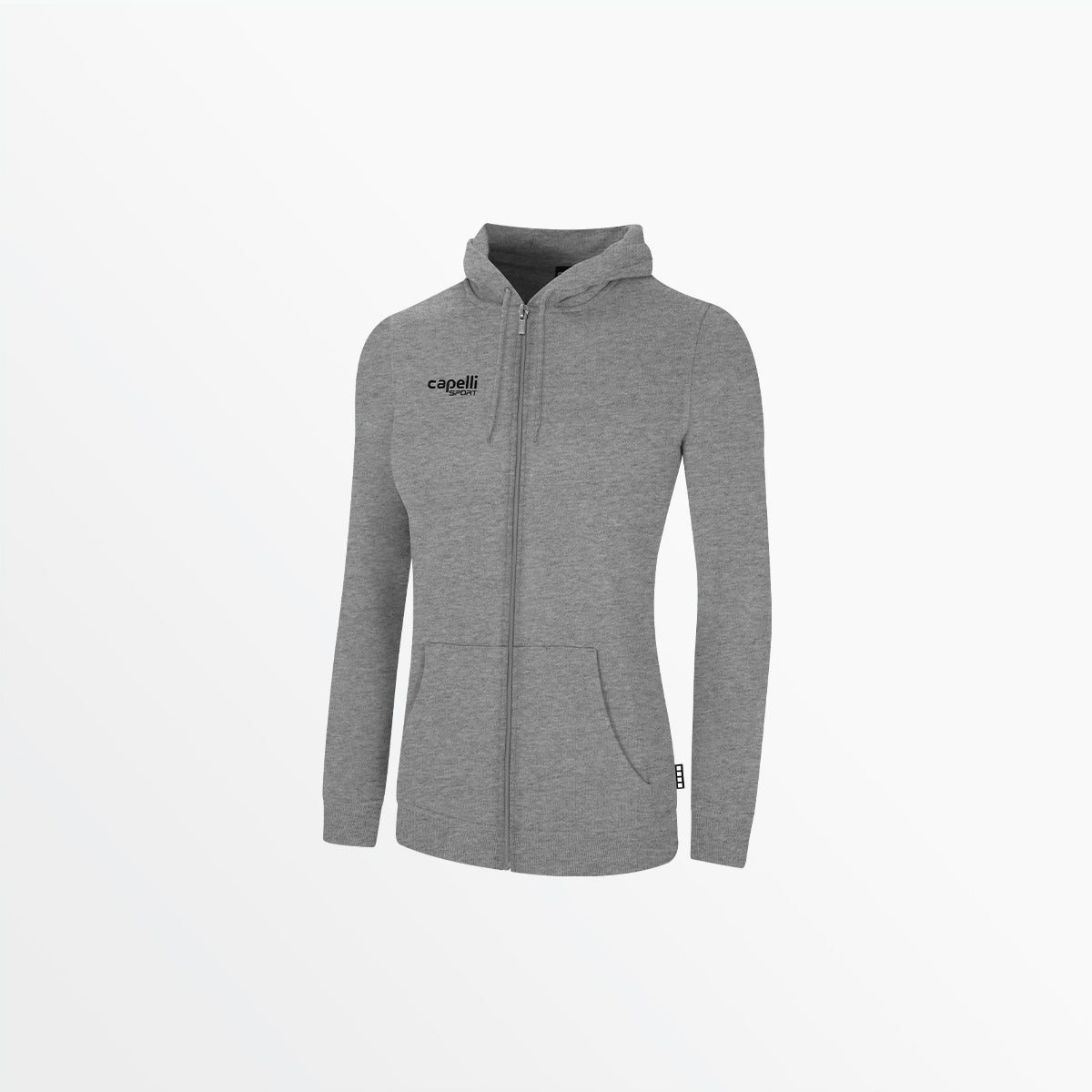 Women's Basic Fleece Zip Up Hoodie Capelli Sport XS