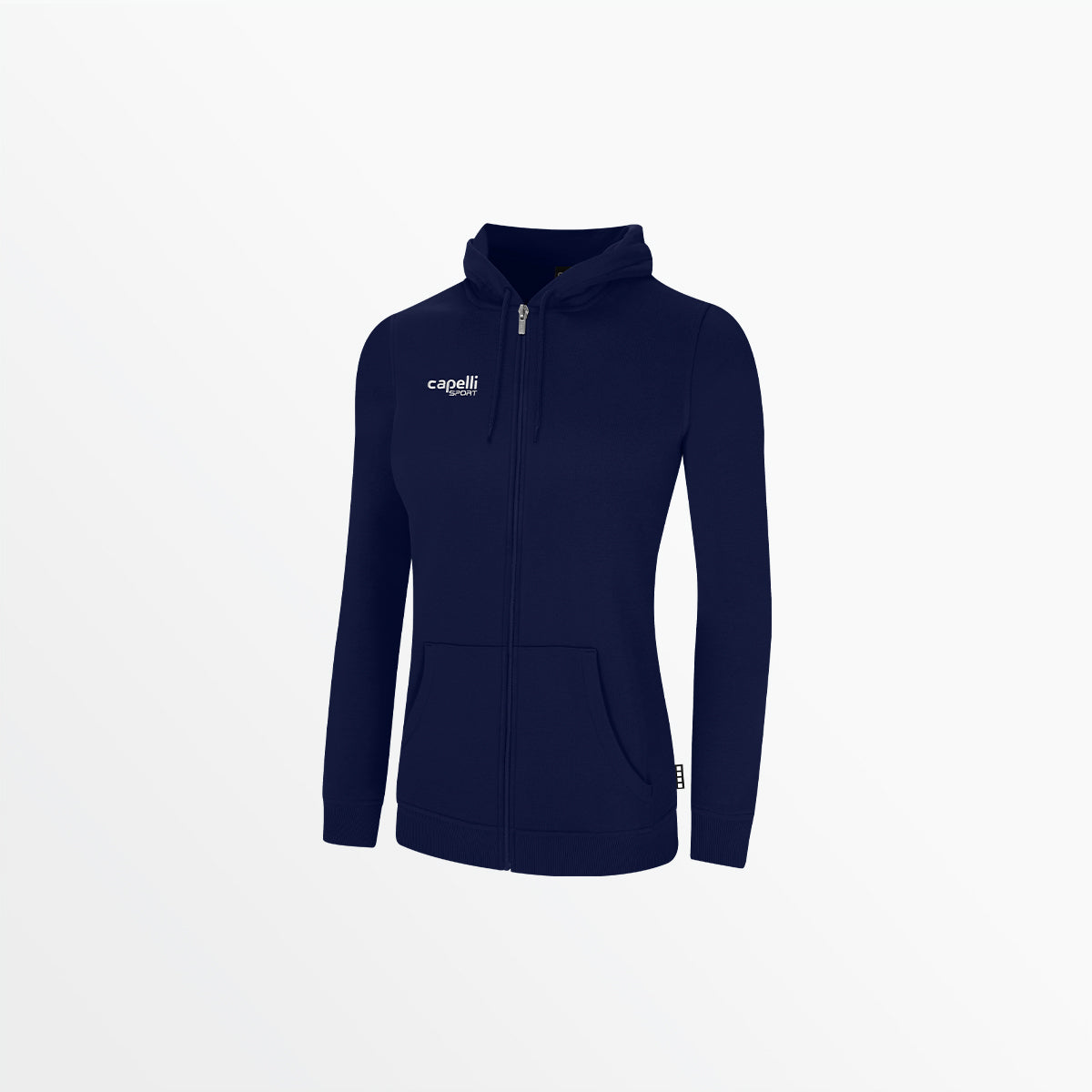 Women's Basic Fleece Zip Up Hoodie Capelli Sport XS