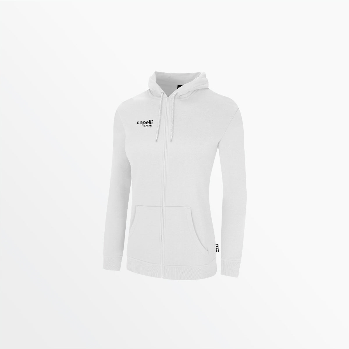 Women's Basic Fleece Zip Up Hoodie Capelli Sport XS