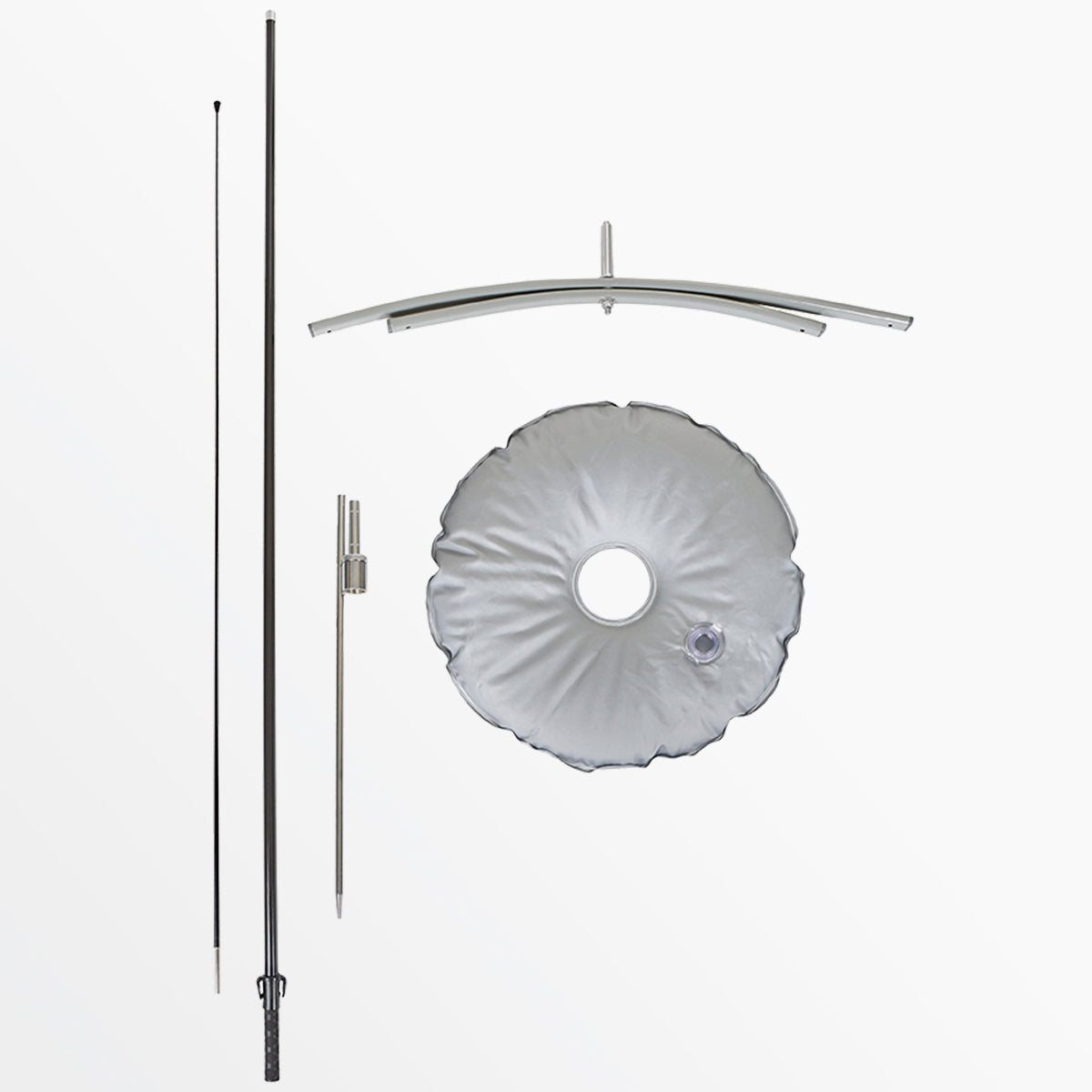 9.5ft Fin Flag (base Only) Capelli Sport One Size