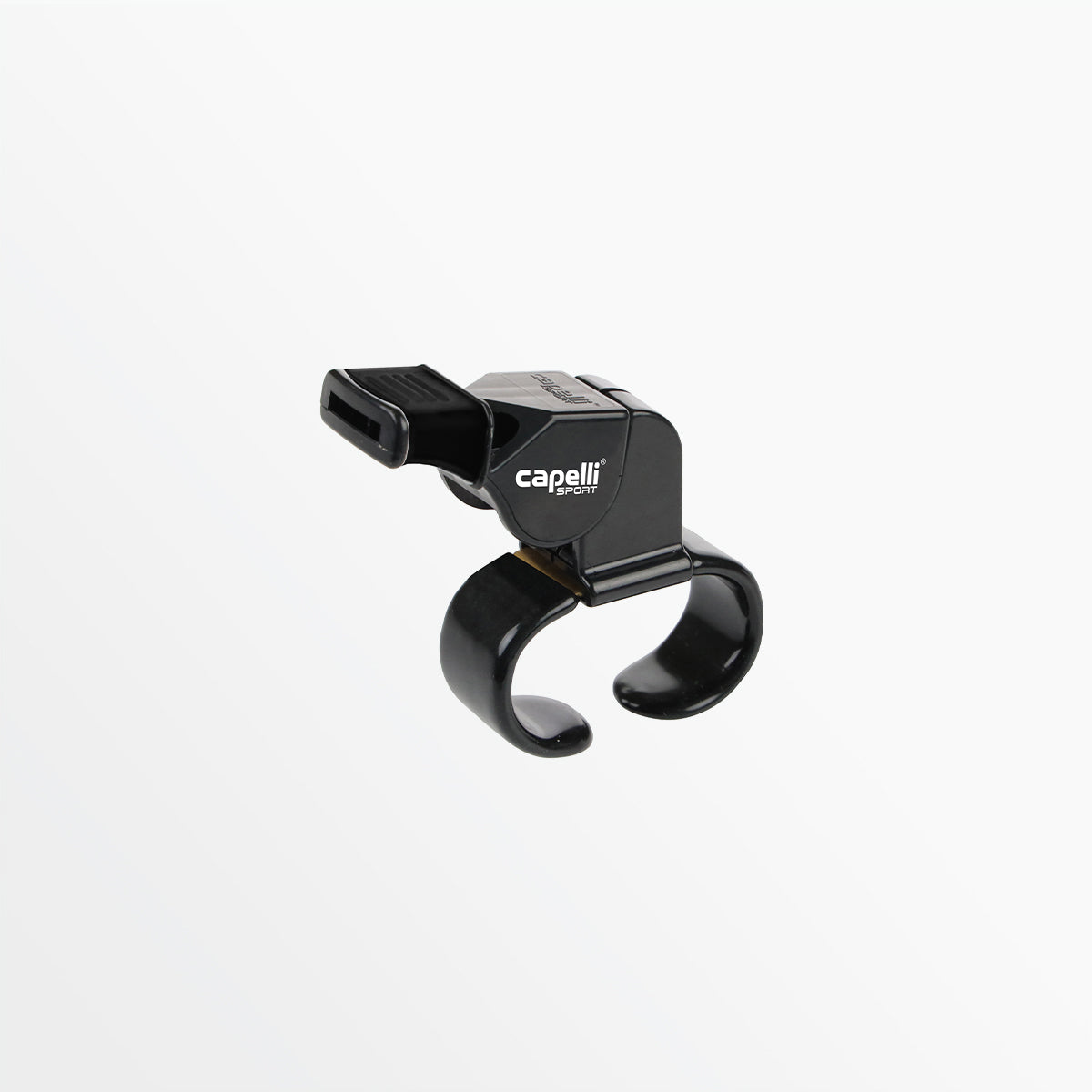 CS Pealess Referee Whistle With Finger Grip Capelli Sport