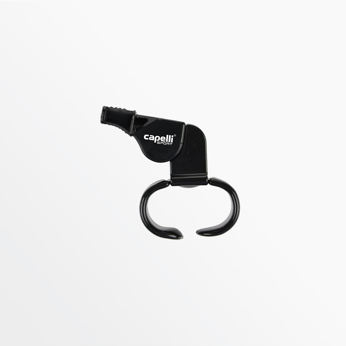 CS Pealess Referee Whistle With Finger Grip Capelli Sport