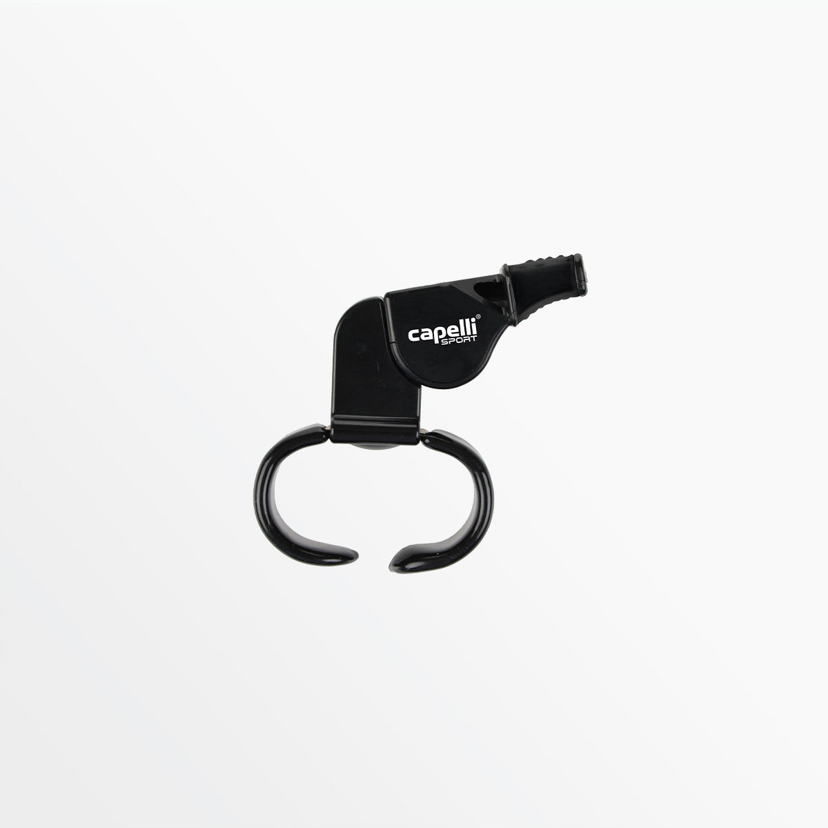 CS Pealess Referee Whistle With Finger Grip Capelli Sport