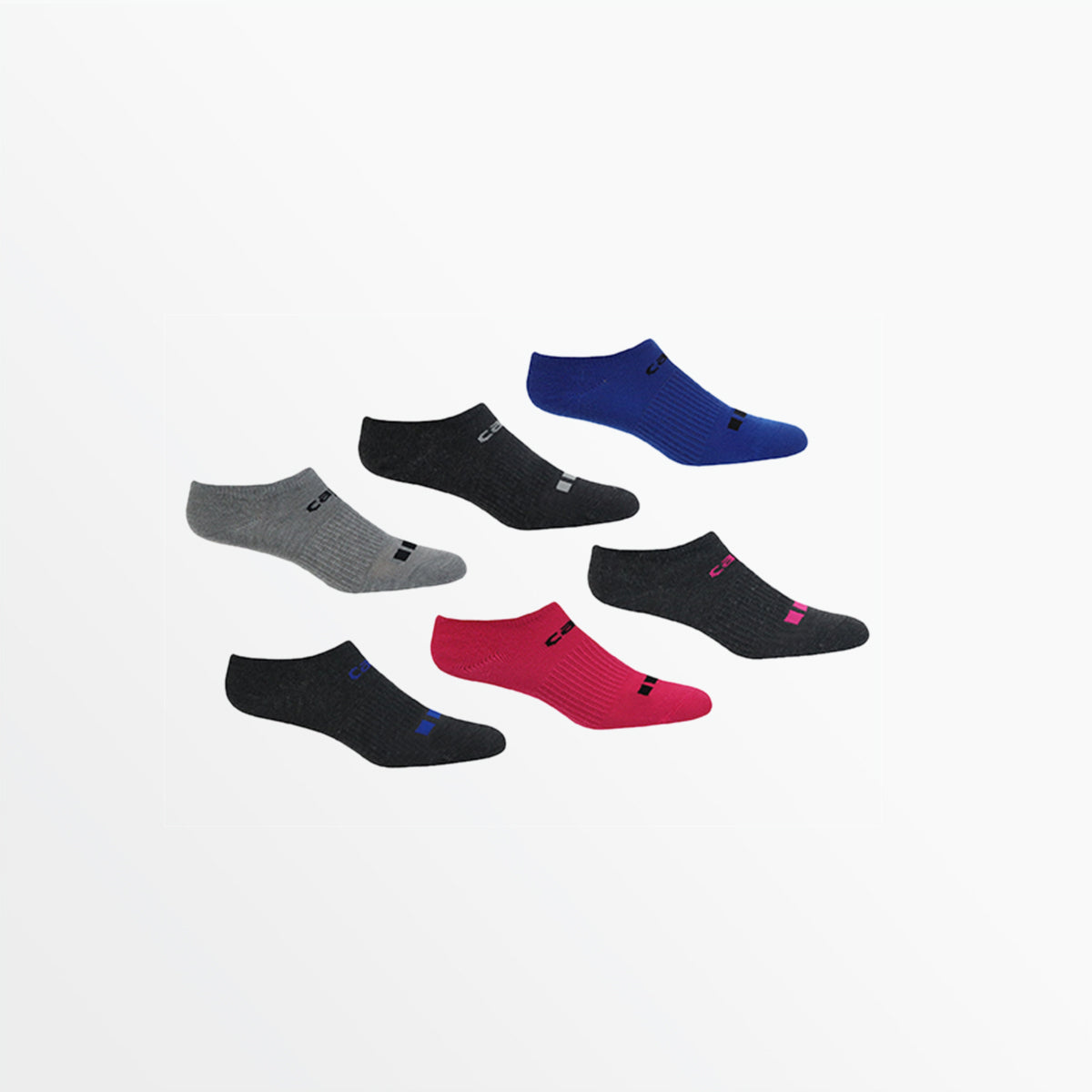 Basics CS-COOL Lightweight No Show Socks Capelli Sport XS