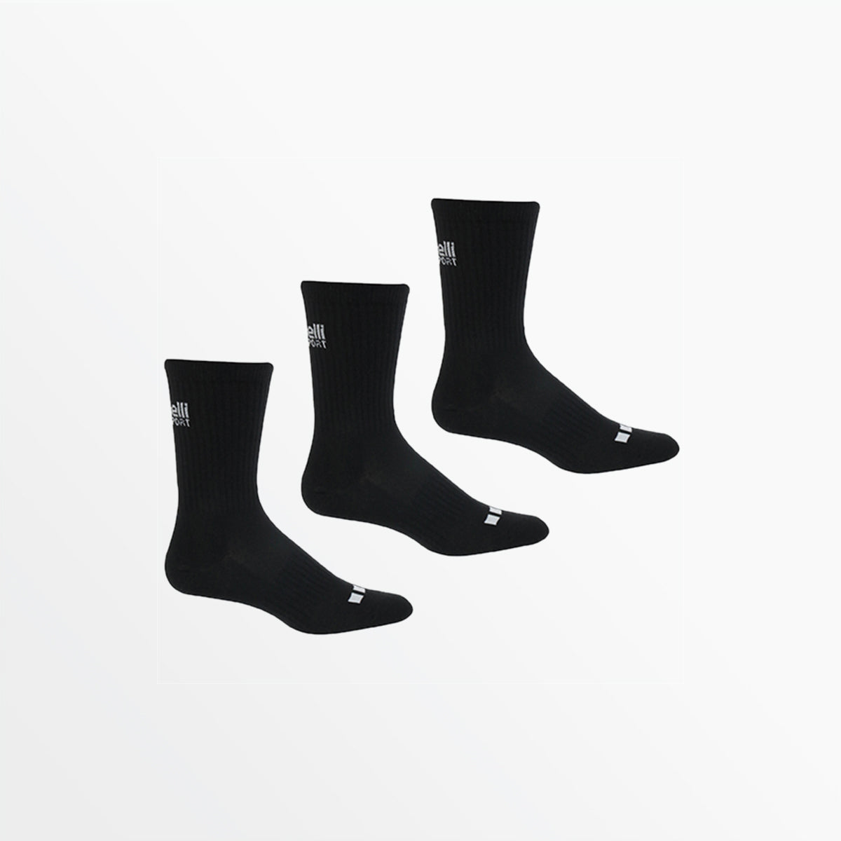 Basics CS-COOL Lightweight Crew Socks Capelli Sport XS