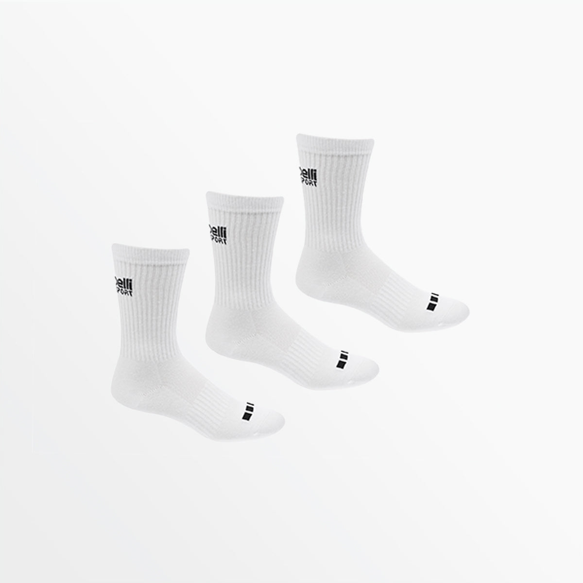 Basics CS-COOL Lightweight Crew Socks Capelli Sport XS